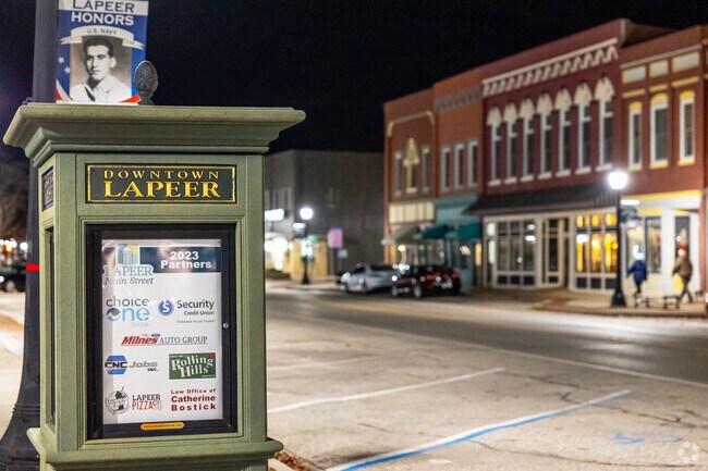 Downtown Lapeer is located in the northwest corner of Lapeer Township and offers many amenities.