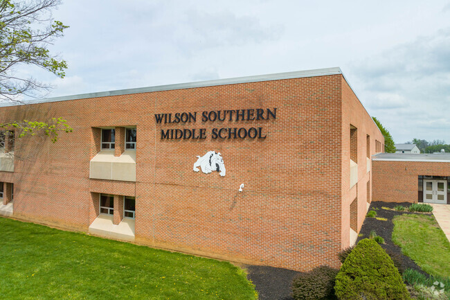 Wilson Southern Middle School Sign in West Wyomissing.