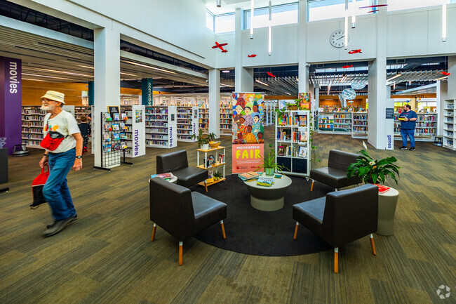The Lawrence Public Library has a great selection of books for any interest.