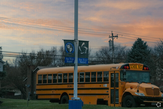CCS has busses that transport students to and from school.