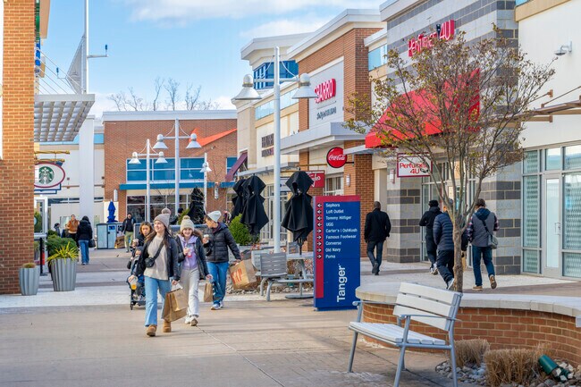 The Tanger Outlets Mall has all the shopping you could hope for.