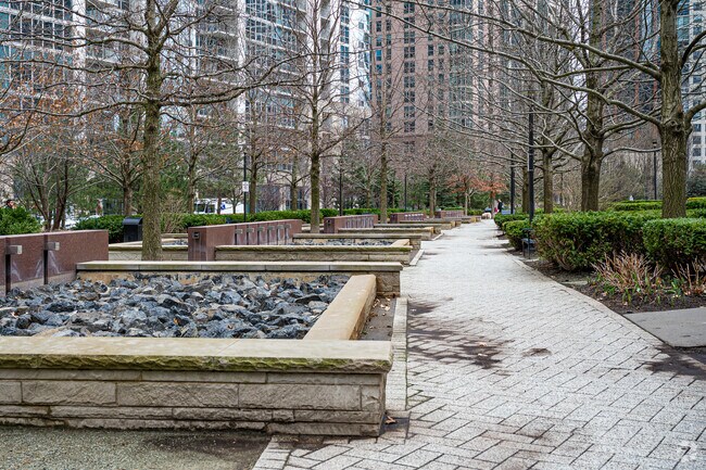 Walkways make navigating New East Side a pleasure.