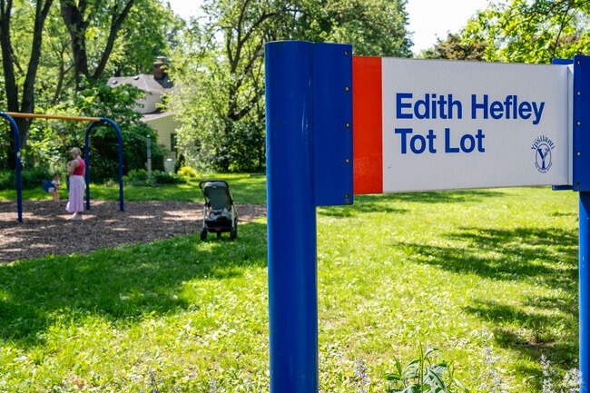 Your kids will love the playground at Edith Hefley Tot Lot.