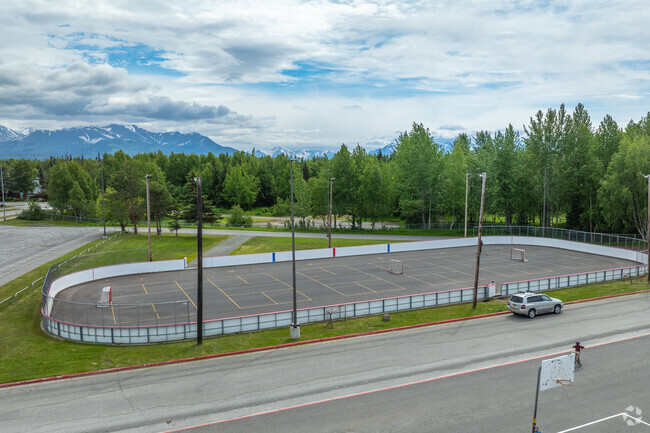 Bayshore Elementary School features a skating rink.