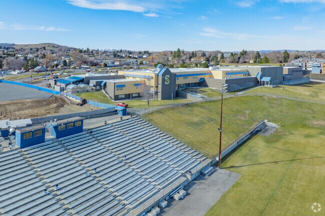 Watch your kids game at the Selah High School football stadium.