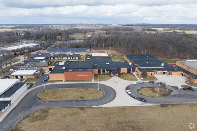 Addison Middle School Front Aerial