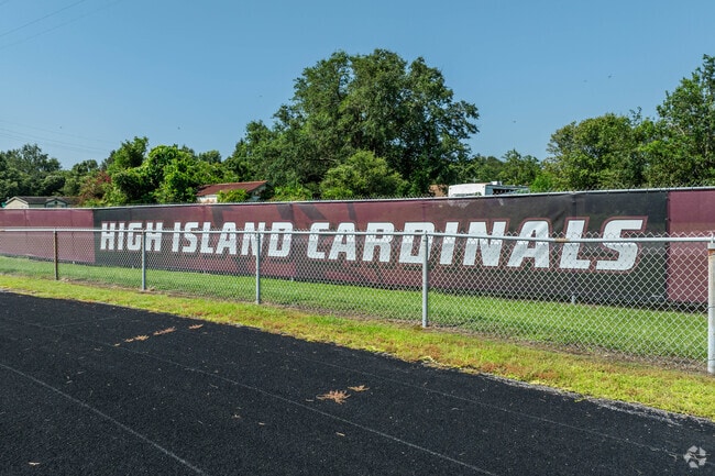 High Island High School is home to the Cardinals.