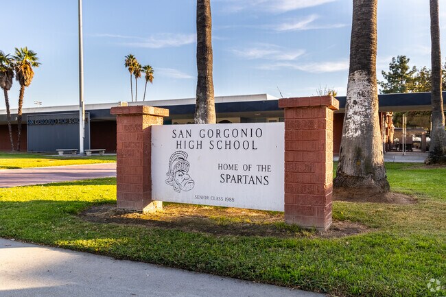 San Gorgonio High School, home of the Spartans.