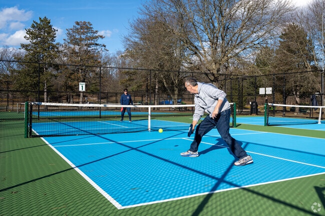 Play pickleball in one of Wixom's many parks.