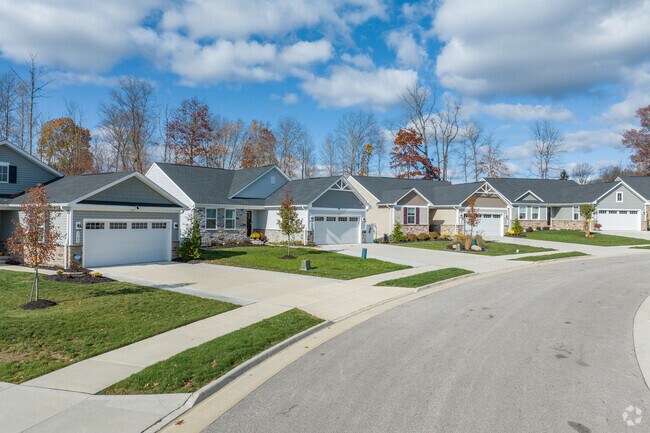 Homes neatly line the streets of Lakemore.