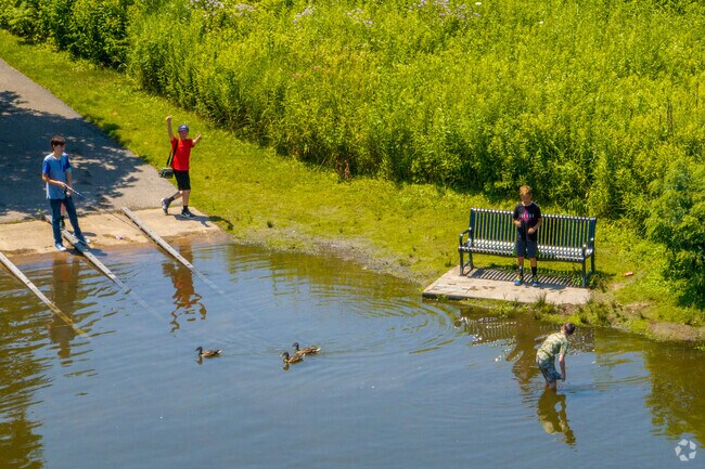 Mount Saint Mary Park has several fishing spots throughout the lake.