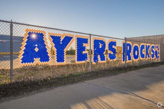 The spirit of Ayers Elementary School shines with pride.