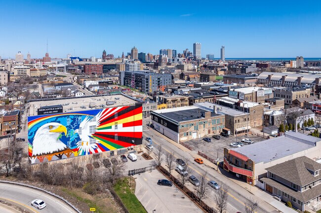 The Walker's Point neighborhood has may iconic Milwaukee murals.