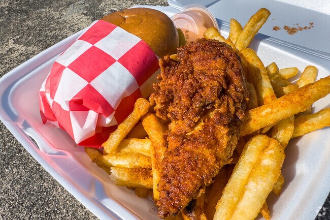 Spices ignite Asad's fiery chicken, in Rhawnhurst.