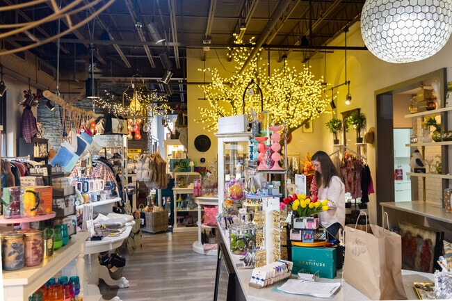 Wildwood Town Center is a hub of shopping and dining with local shops like Milk & Honey.
