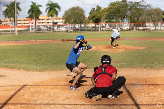 Kids love playing on the baseball field at Graham Park in Amelia District.