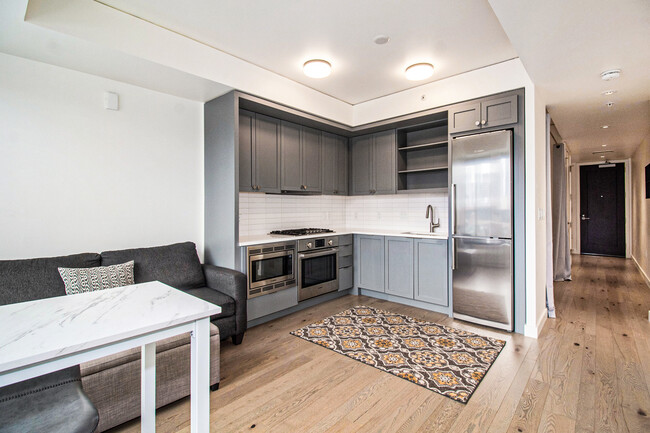 Kitchen has all stainless steel appliances, a dishwasher, and plenty of cabinet space!