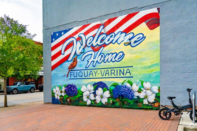 Various murals can be found in downtown Fuquay-Varina.