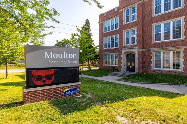 The mascot of Moulton Elementary School is the Cubs.