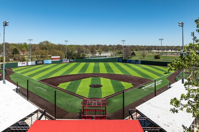 Mark Worley Field at Meador Park serves as home field for the Drury University baseball team.