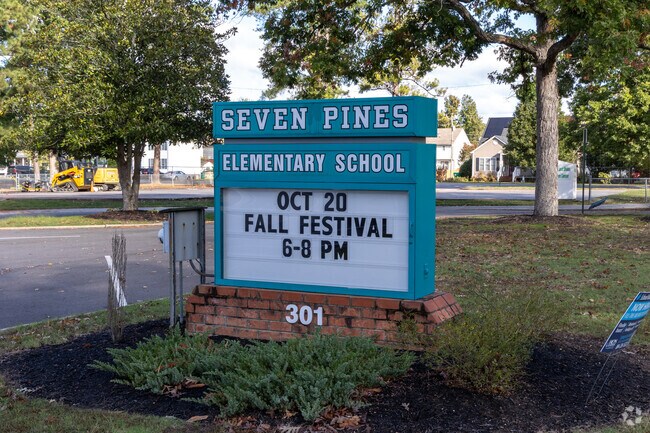 Seven Pines elementary is located in the heart of Sandston.