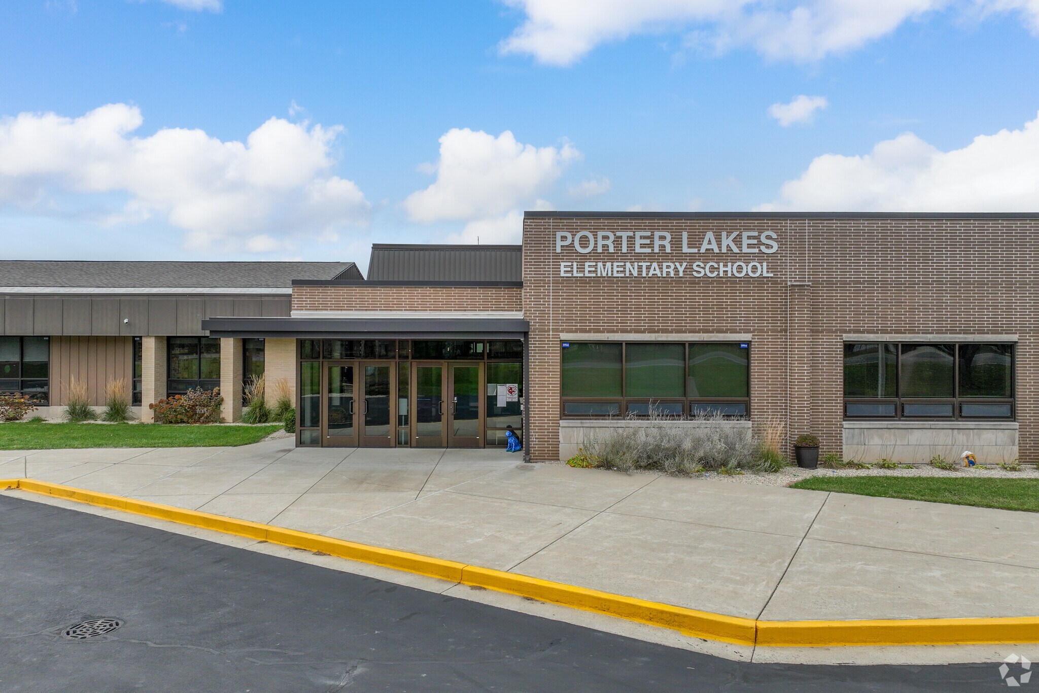 Over 450 students learn at Porter Lakes Elementary School.