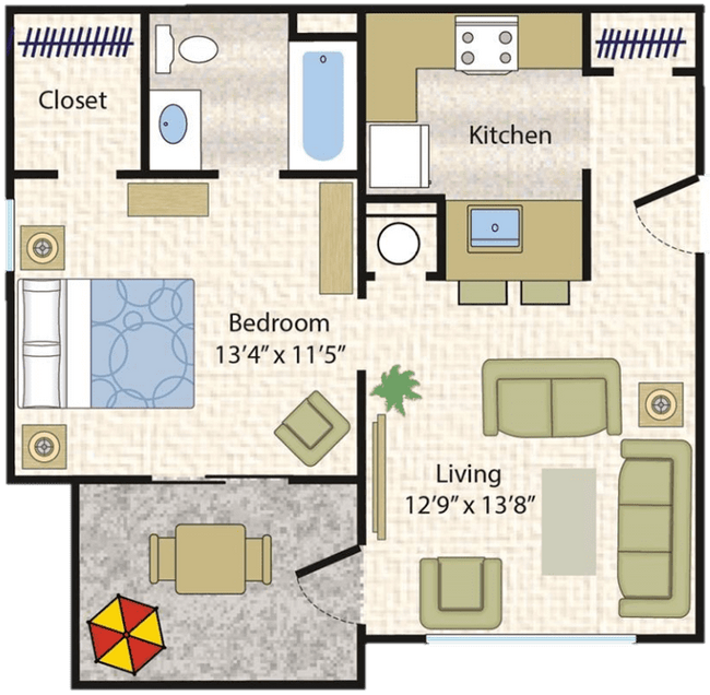 Nash Apartments 4275 Sanders View, Colorado Springs, CO