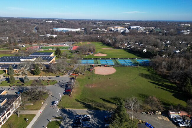White Plains High School has ample space and facilities for their top-tier athletics.