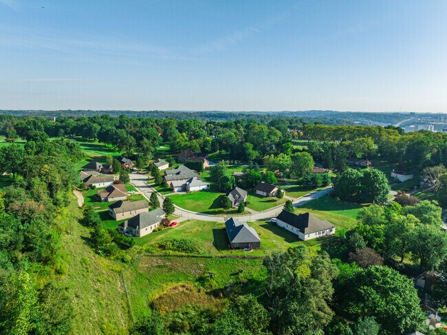 Hillside homes in Wilkins Township offer scenic views and suburban living.