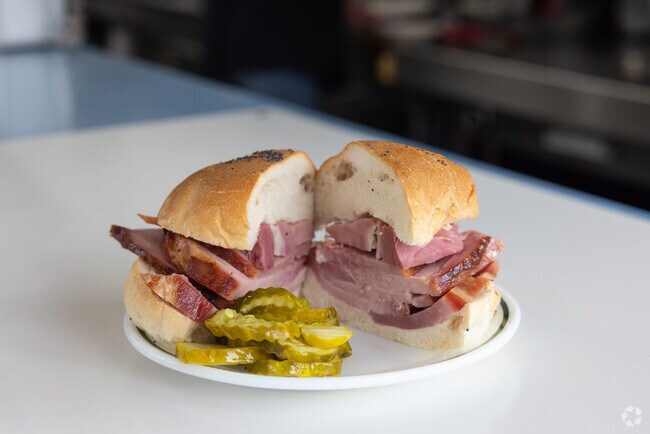 Mikes Famous Ham Place has served nearby Core City since 1974.