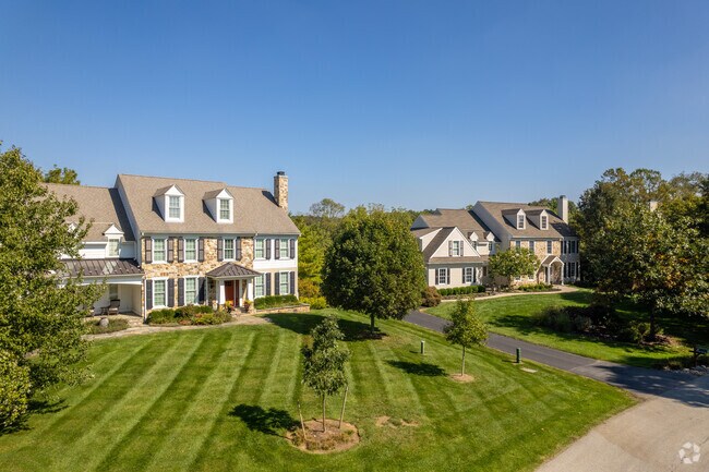 Landscaping around homes in Bradford is typically very well kept.
