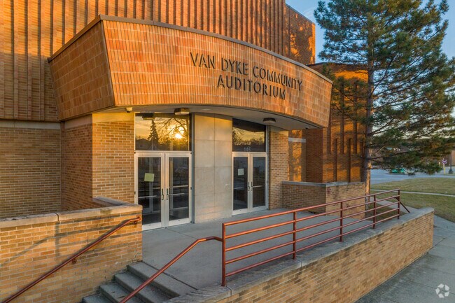 Van Dyke Community Auditorium hosts staged events at Lincoln High School.