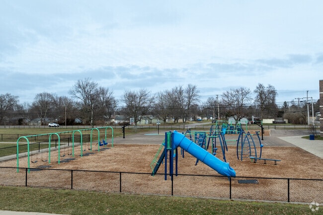 Playgrounds give minds a chance to explore and wander at Cox Elementary School.