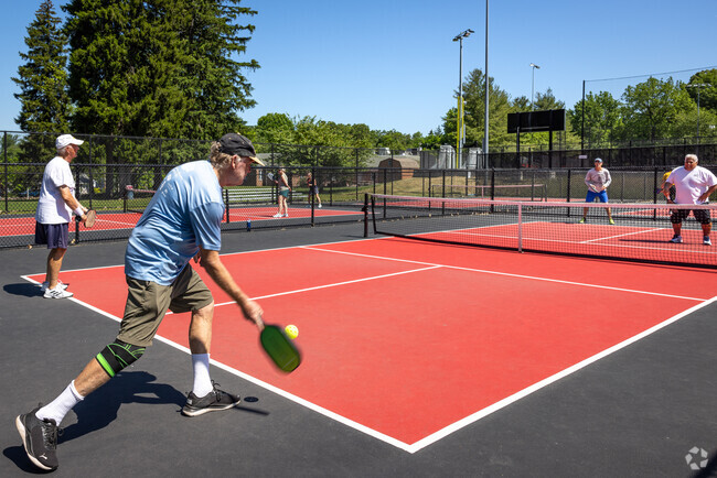 Roseland residents revel in their recreation at the Harrison Complex Pickleball & Tennis Courts.