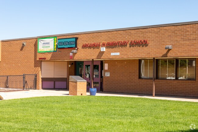 Arkansas Elementary School in Aurora is rated a C-plus and has smaller class sizes average.