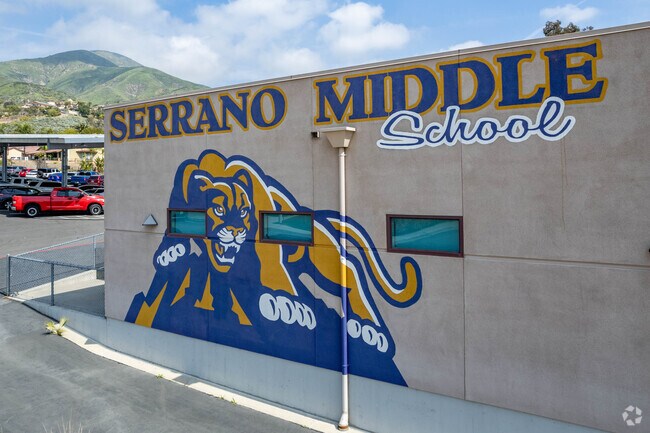 Serrano Middle School near Amber Hills is proud to be home to the Cougars.