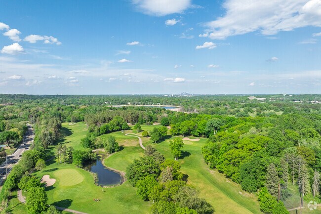 The Glen Lake Golf and Practice Center is a hilly 9-hole golf course with a driving range.