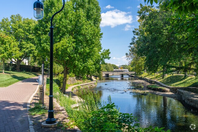 The Naperville Riverwalk is a stunning trail to enjoy in Naperville.