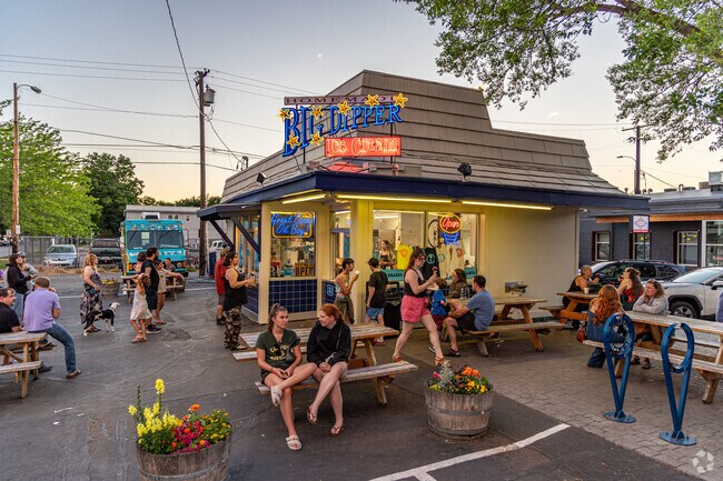 Big Dipper Ice Cream is busy just about every minute it's open-- a local favorite.