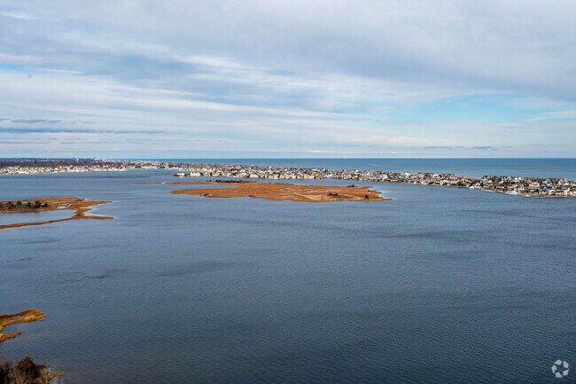 Here is an aerial of Herring Island located in the Barnegat Bay in Mantoloking, NJ.