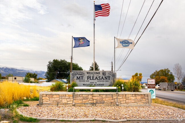 Mount Pleasant is located between the Wasatch and Sanpete mountains.