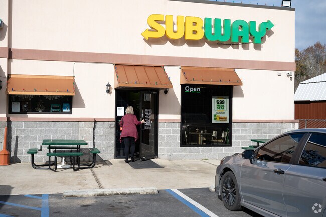Subway is a popular lunchtime spot in Rock Creek, loved for its fresh and tasty sandwiches.