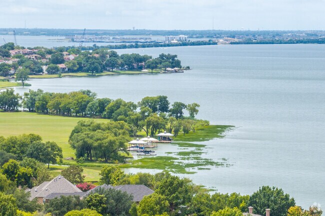 Many Northshore homes sit along Lake Ray Hubbard.