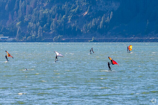 Catch the wind and ride the waves on the Columbia River.