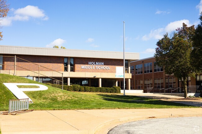 Holman Middle School serves students in the Saint Ann community.