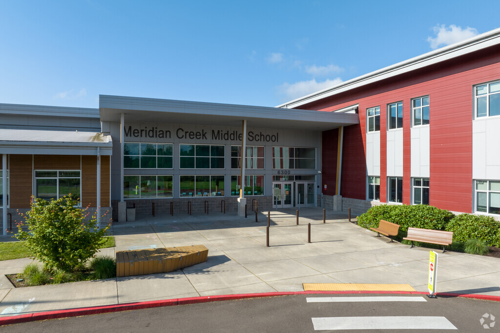 Meridian Creek Middle School on SW Hazel Street serves grades 6-8 in the Wilsonville area.