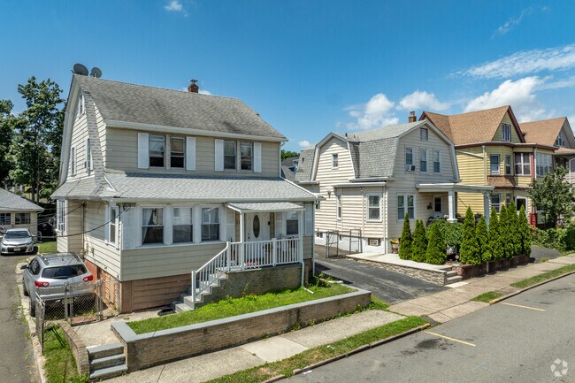 Northside features Colonial-style houses with pitched roofs and inviting street views.