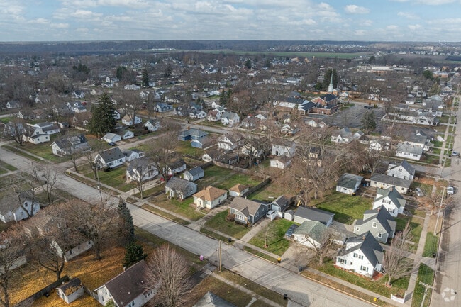 Hudsonville has small communities amongst vast farm fields.