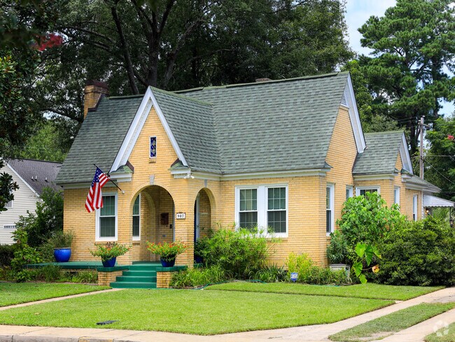 Tudor-inspired front and side gables add to the classic charm to many homes in Seminary Ridge.