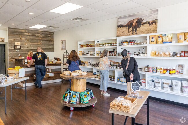 The Okie Family Market provides local food for the residents of Lynn Lane.